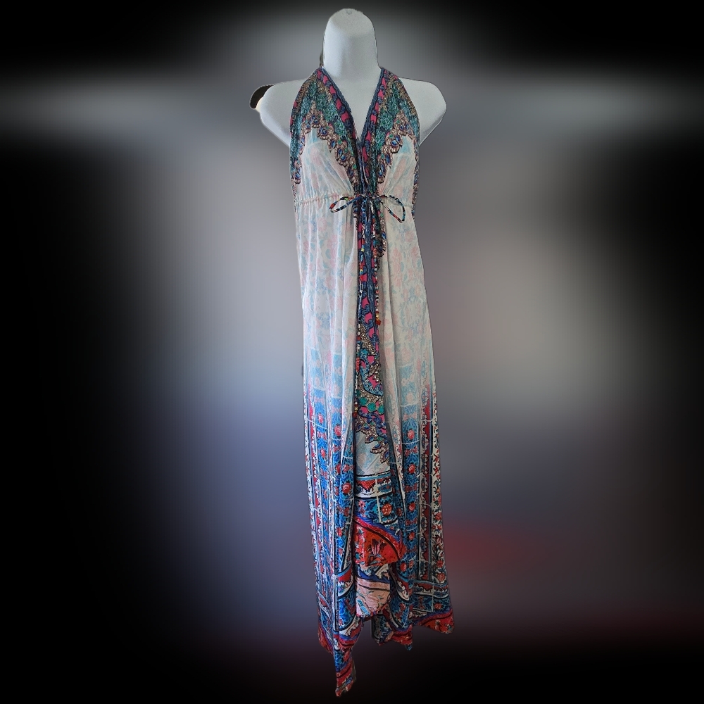 Bohemian Floral Maxi Dress